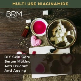 BRM Chemicals Niacinamide Vitamin B3 Powder - 100 Grams DIY Personal Care For Face, Hair, Skin & Body