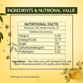 AVG Health Organics Olive Vinegar with mother, natural & unfiltered 500 ml | Jaitoon Sirka