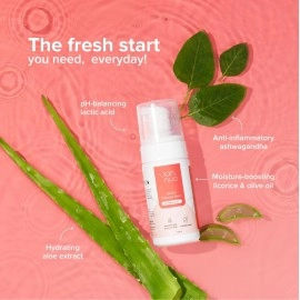 Nua Foaming Intimate Wash | 100ml | For Balanced pH and Gentle Cleansing | Prevents Dryness, Itchiness And Irritation