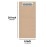 Variety Canvas 6 Piece 20 x 6 Inch Large MDF Boards for Art and Craft, Wood MDF Sheets for Craft Work, DIY MDF Cutouts