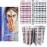 SUNAINA (Original) Spiral Multicolour Mix Design And Mix Self-Adhesive Size Full Stone Bindi Book For Women