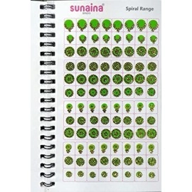 SUNAINA (Original) Spiral Multicolour Mix Design And Mix Self-Adhesive Size Full Stone Bindi Book For Women