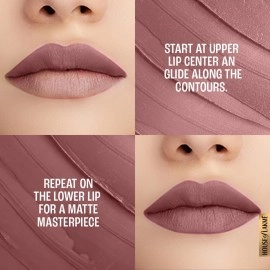 LAKM 9TO5 Primer + Matte Lip Color Dusty Pink 3.6 g