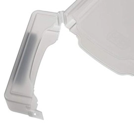 AlexVyan HDD Protector Plastic Box for 3.5 IDE SATA HDD Hard Disk Drive Protection Case Cover Enclosure Storage Box (Pack of 3 - White)