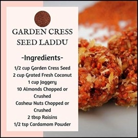 Vedyaz Organics Halim Seeds organic for Eating/Aliv Seed/Garden Cress Seeds - 500gm- Protein Rich Immunity Booster Food for good skin and hair (Halim)