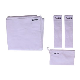 Fastro Wet Pack Cotton Patti Satvik Movement and Anema Kit Satvik Movement 1500ml 1 Strip for Stomach 2 Strips for Neck & Head 1 Anima Pot Kit 1 Silicon Pipe 2 Nozzles 1 Pinch Clamp with User Manual