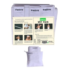 Fastro Wet Pack Cotton Patti Satvik Movement and Anema Kit Satvik Movement 1500ml 1 Strip for Stomach 2 Strips for Neck & Head 1 Anima Pot Kit 1 Silicon Pipe 2 Nozzles 1 Pinch Clamp with User Manual