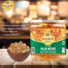 Dhampure Speciality Palm Candy Tal Mishri, 700 Grams|Palm Candy Sugar Crystals|Panam Kalkandam|No Added Chemicals|No Color|No Preservatives