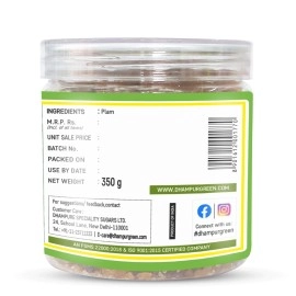 Dhampure Speciality Palm Candy Tal Mishri, 350Gram, Palm Candy Sugar Crystals, Panam Kalkandam, No Added Chemicals, No Color, No Preservatives - Caramel