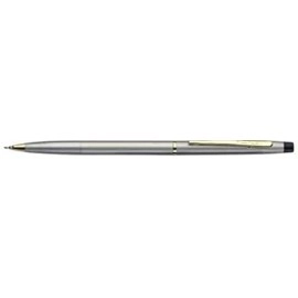 Pierre Cardin Kriss Satin & Nickle Finish Exclusive Ball Pen Blister Pack | Metal Body With Twist Mechanism | Smudge Free Writing | Smooth Refillable Pen | Ideal For Gifting | Blue Ink, Pack Of 1