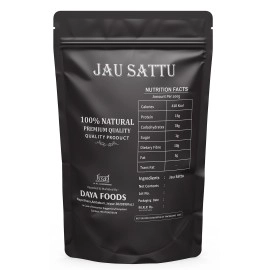 Farm & Farmers Organic Jau Sattu Flour 700gm - Gluten Free Barley Flour Atta Jau Ka Sattu, Fresh from Farms 100% Vegan No Preservatives, No Trans Fats, Rich in Protein and Nutrients