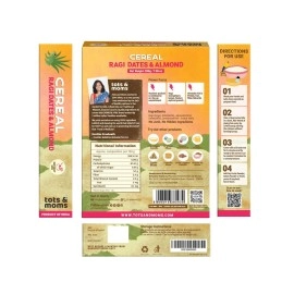 TOTS AND MOMS & Travel Foods Combo 2 | Natural & Wholesome Instant Mixes Nuts & Seeds Powder- Pack of 4