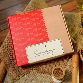 Nirmalaya Organic Havan Cups | Dhoop Cups for Pooja | (Havan Cups) 15 Count (Natural Rose)