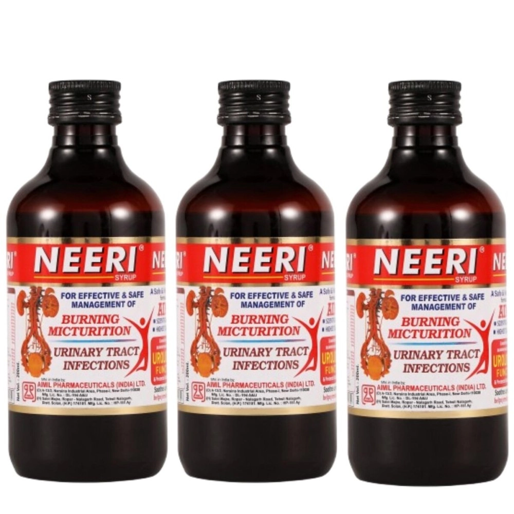 AIMIL Uti Neeri Syrup for Kidney Health (200 x 3) = 600ml