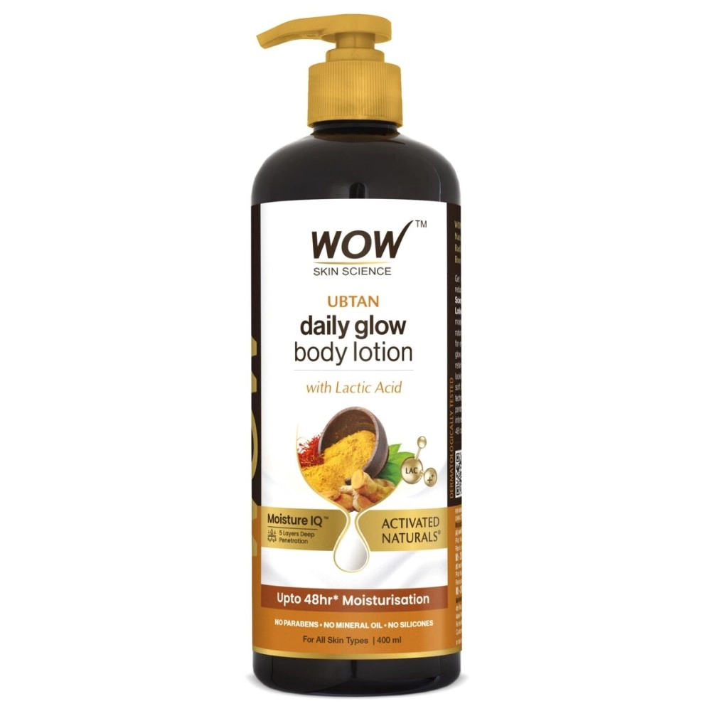 WOW Skin Science Ubtan Body Lotion, 400 ml (Pack of 1)