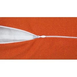 AIRWILL Cotton Cushion Covers Cushions & Pillows (Orange, Pack of 5)