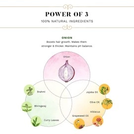 Sesa Onion Hair Oil with Bhringraj & Ayurvedic Herbal Extracts | NOW WITH COMB APPLICATOR | Controls Hair Fall for All Hair Types | Paraben Free & Sulphate Free | 200 ml