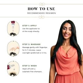 Sesa Onion Hair Oil with Bhringraj & Ayurvedic Herbal Extracts | NOW WITH COMB APPLICATOR | Controls Hair Fall for All Hair Types | Paraben Free & Sulphate Free | 200 ml