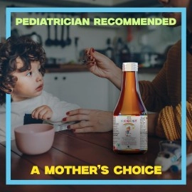 HealthBest Kidbest Iron (Haematinic) Syrup | Zinc | Folic Acid | 200 ML