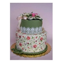 Tastycrafts Printed Edible Wafer Paper Sheets | Edible cake decorations | Floral Design Tie Dye Frosting Sheet | Cake Topper/Wrap | A4 Size (PWP022)