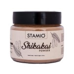 STAMIO Shikakai Powder 50 gm for Hair Wash, Pack, Mask, Shampoo, Scalp Care | Seedless Dried Acacia concinna | Natural Cleanser Conditioner | All Hair Types | In Jar 1.76 oz