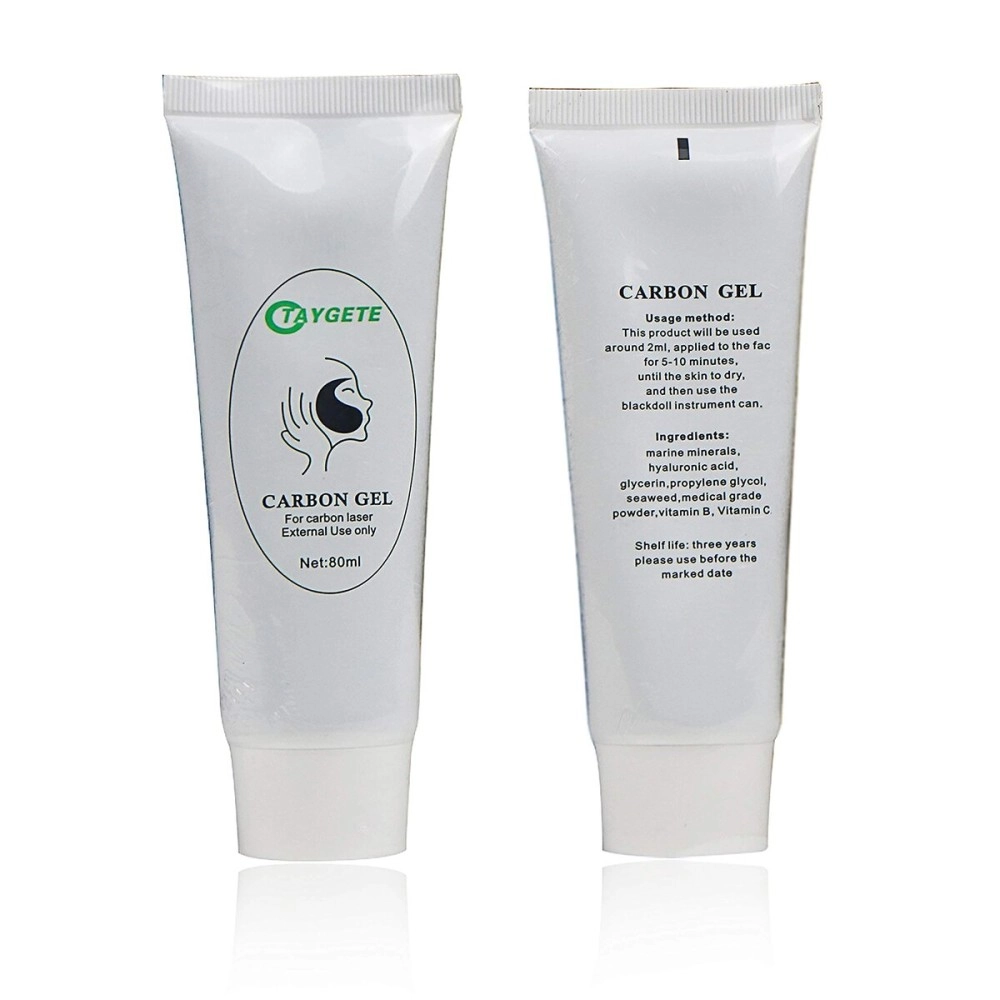 Modern Aesthetics Carbon Peel Gel for Q-Switch Nd:Yag Laser, 80ML Black Doll Facial Skin Rejuvenation and Deep Cleaning