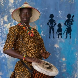 12 Pieces African Tribal Stencils for Painting on Wood African Tribal Painting Stencil Templates Reusable Plastic Art Craft Stencils for Scrapbooking Drawing DIY Furniture Wall Floor, 6 x 6 Inches