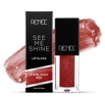 RENEE See Me Shine Lip Gloss - It\'s Bloody Red l Long Lasting, Moisturizing Impact l Nourished Finish l Ultra Glossy Feel l Non-Sticky, Hydrating Formula l Infused with Jojoba Oil & Vitamin E l 2.5 ml