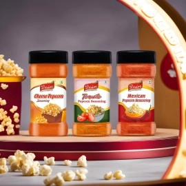 Desire Foods Popcorn Seasonings Combo (Cheese, Tomato & Mexican) 100g