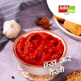 Add me Rajasthani Garlic Chutney 500G Glass Pack masaledar lassan ki Chutney