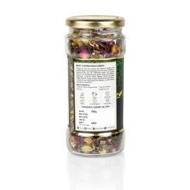 Hamiast Kashmiri Shahi Qawah (Kahwa) Loose Leaves Green Tea With Saffron, Authentic And Traditional Blend,Without Sugar, 200 Grams (100G Pack Of 2 Serves 100 Cups)