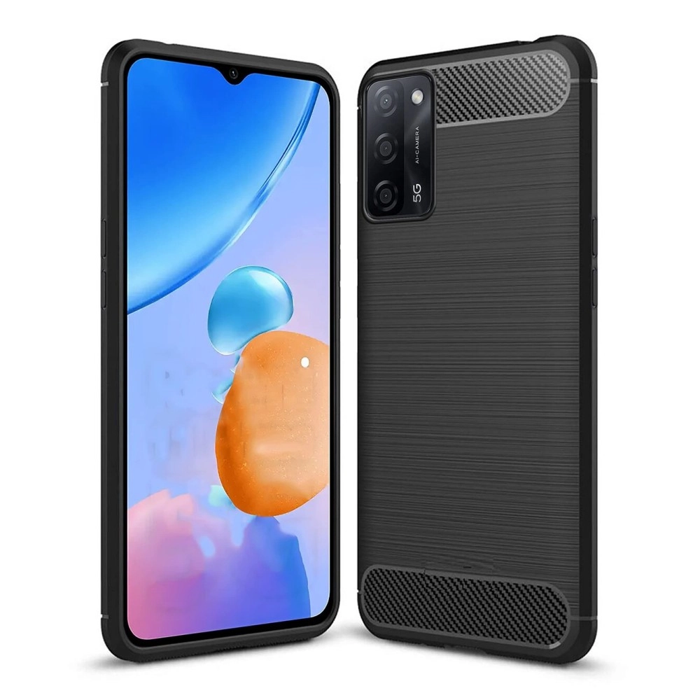Zapcase Back Cover Case for Oppo A53s 5G | Compatible for Oppo A53s 5G Back Cover Case | 360 Degree Protection | Soft and Flexible (TPU | Matte Black)