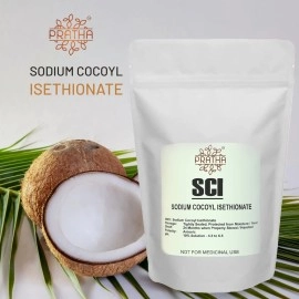 Pratha SCI Powder SODIUM COCOYL ISETHIONATE 100gm Commonly known as Baby Foam For DIY cosmetics Raw material for mild shampoos
