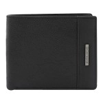 Police Waterline Men\'s Leather RFID Credit Card Wallet - Black, Black, Police Black Color Waterline Rfid Credit Card Wallet