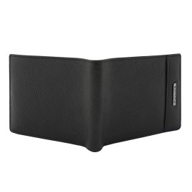 Police Waterline Men\'s Leather RFID Credit Card Wallet - Black, Black, Police Black Color Waterline Rfid Credit Card Wallet