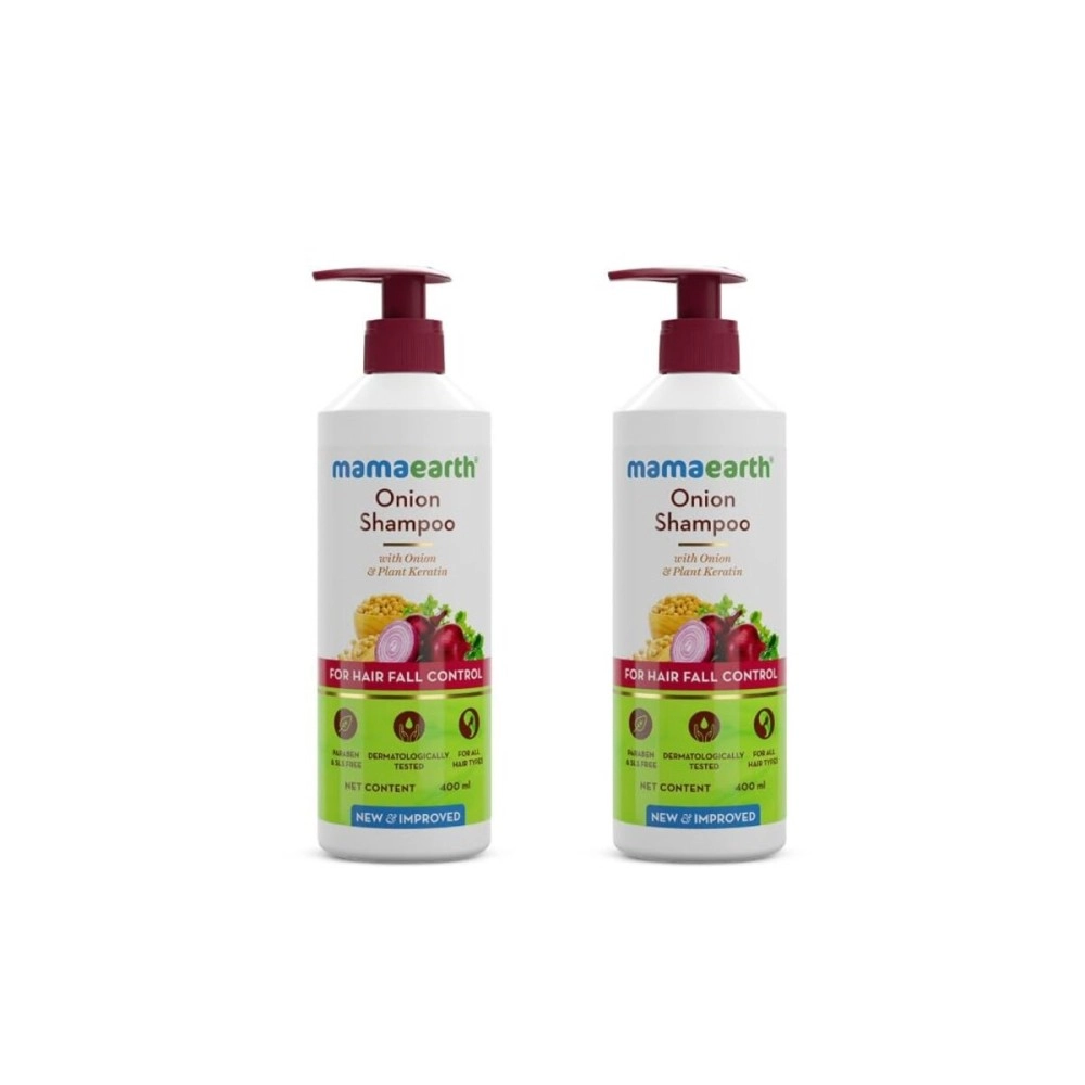 Mamaearth Onion Shampoo Pack of 2-400ml