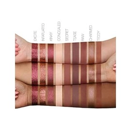 HUDA GIRL BEAUTY Nude Edition Eyeshadow 18 Color Palette, Shimmer and Matte Shades for Eye Makeup.