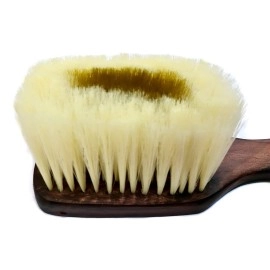 Foreign Holics Large Neck Duster Brush Anself Soft Barber Face Cleaning Hairbrush Nylon Hair Wooden Handle Cutting