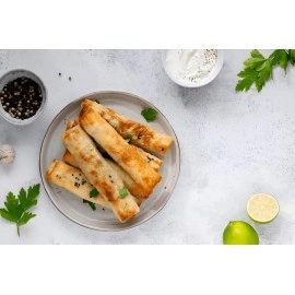 Nourcery Rice Paper Sheets, 400g (Spring Roll Wrappers)-22cm | Gluten-Free | Perfect for Fried Rolls, Wraps & Dumplings