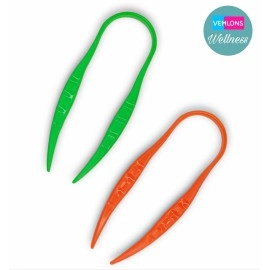 Creative hub Plastic Tongue Cleaner/Tongue Scraper(Pack of 2 multi color FREE 2 TOOTH PICK THIS PACK/WOODEN TOOTH PICK Tongue Scraper/Tongue Cleaner.