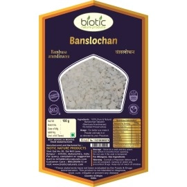 Biotic Banslochan Tabasheer Original (Bambusa Arundinaces) Tabashir - Vanslochan - 200 gm (Pack of 2)