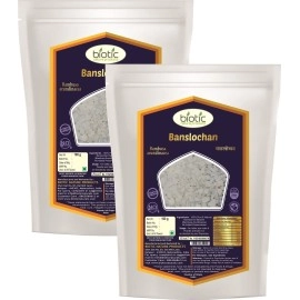 Biotic Banslochan Tabasheer Original (Bambusa Arundinaces) Tabashir - Vanslochan - 200 gm (Pack of 2)