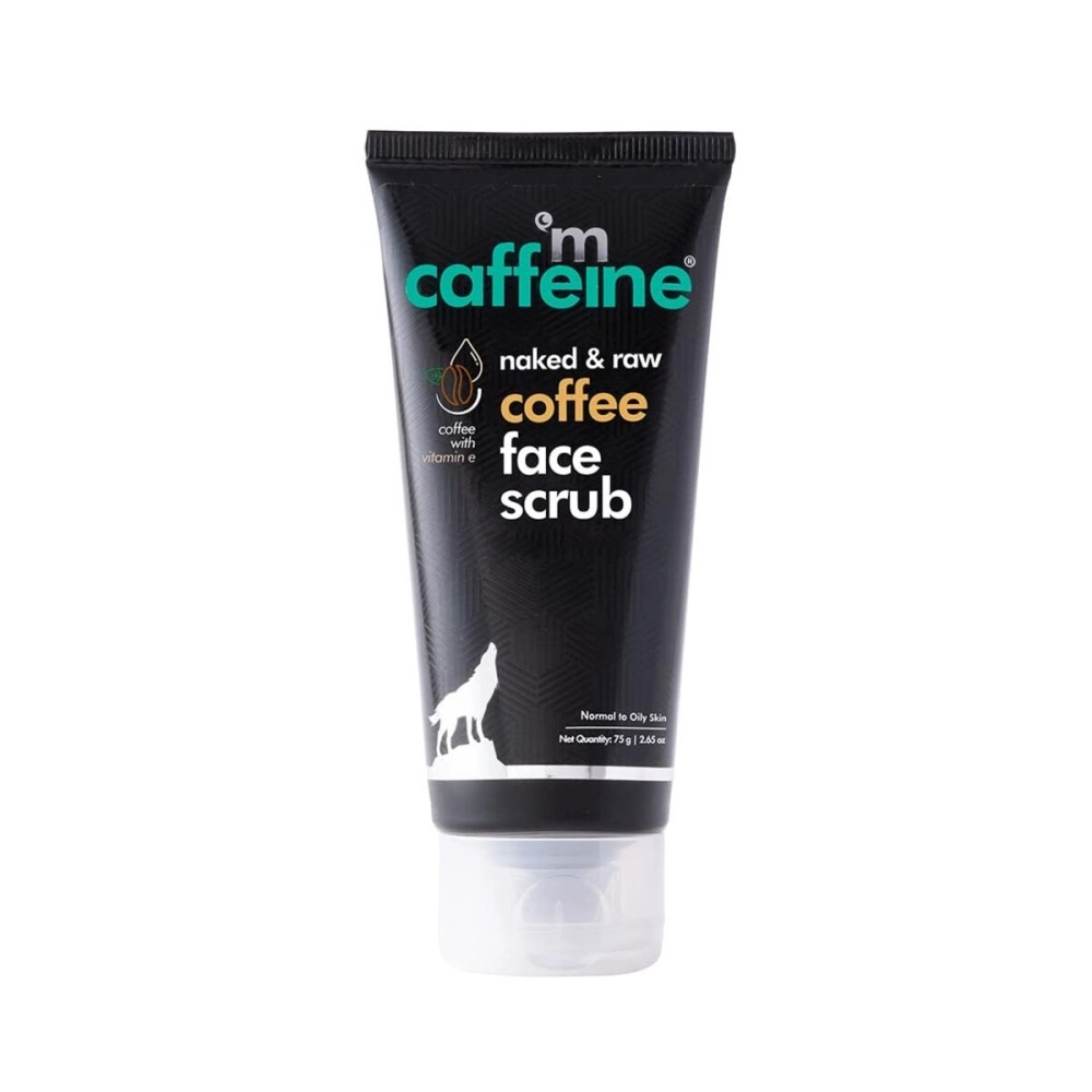 mCaffeine Espresso Coffee & Walnut Face Scrub for Women & Men | Exfoliate Scrub for Face - Removes Blackheads & Whiteheads, Polishes for a Soft & Smooth Skin - Natural & Vegan 75gm