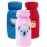 Kuber industries Rabbit Design Velvet Newborn Baby Feeding Bottle Cover-Pack of 3 (Blue & Red & Pink)