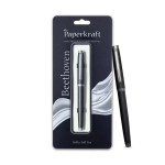 Paperkraft Beethoven- Blue Ceramic Roller Ball Pen (Pack of 1) | Classy Matte Black finish|Premium Gifting Products|Ideal for Professionals|Official meeting essentials (04030233)