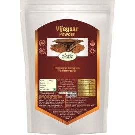 Biotic Vijaysar Powder (Pterocarpus Marsupium) Vijay sar Powder for Diabetes - 200gm