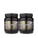 ALPHA AYURVEDA Staamigen Malt - Ayurvedic Weight Gainer for Men with Natural Ingredients to Boost Muscle Mass, Stamina, Appetite, and Overall Wellness - 1 Kg - 2 x 500 grams Tubs, 2 count