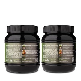 ALPHA AYURVEDA Staamigen Malt - Ayurvedic Weight Gainer for Men with Natural Ingredients to Boost Muscle Mass, Stamina, Appetite, and Overall Wellness - 1 Kg - 2 x 500 grams Tubs, 2 count