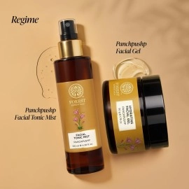 Forest Essentials Facial Tonic Mist Panchpushp | Refreshing Face Toner For Pore Tightening and Hydration | Alcohol-Free Toner For Glowing Skin | 130 ml