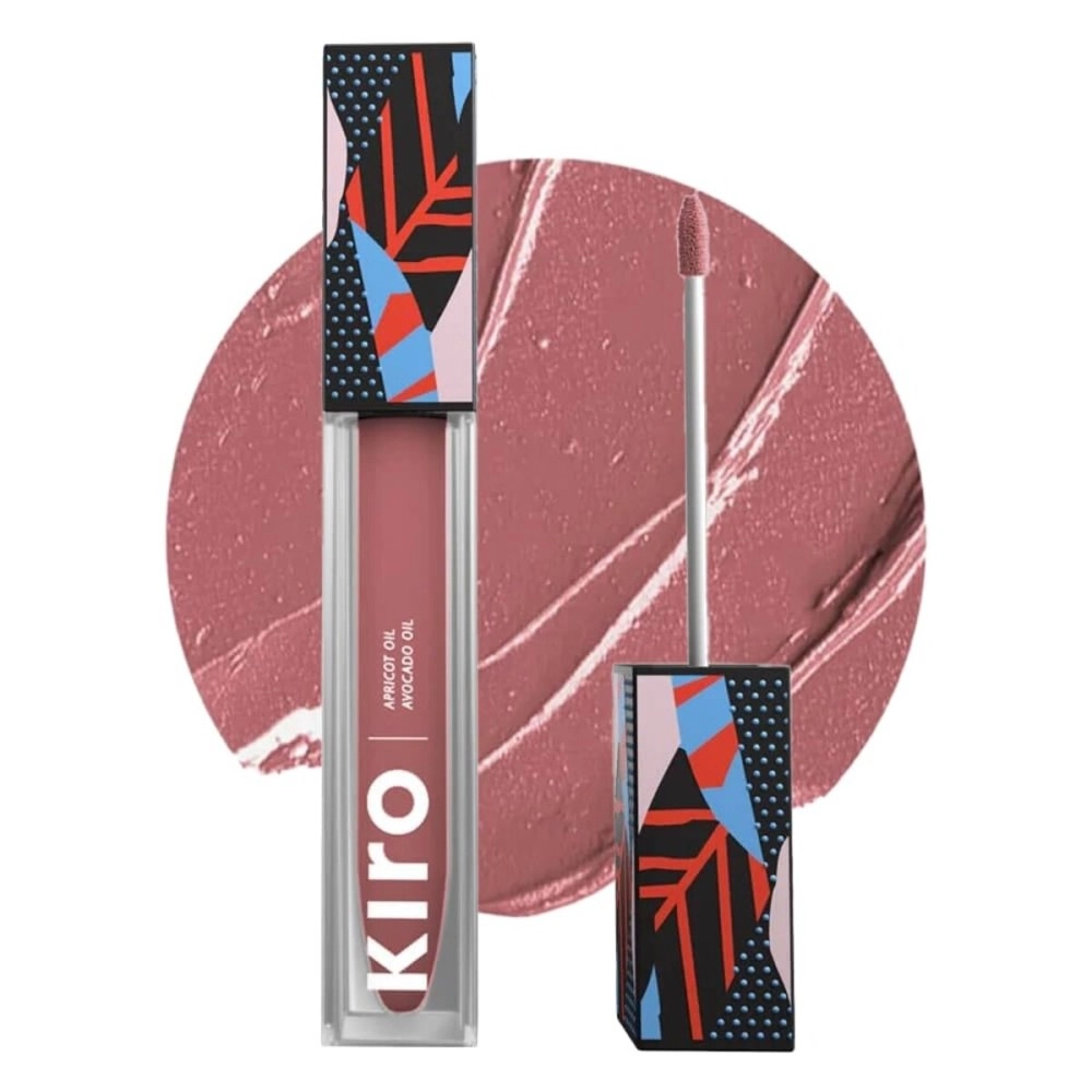 Kiro Airy Matte Liquid Lipstick, Nude Lily (Blush Pink), 5 ml, Transferproof, Liquid Lip Colour, Long Lasting, Vegan, No Parabens, Avocado Oil, Non Toxic Lipstick for Intense Colour